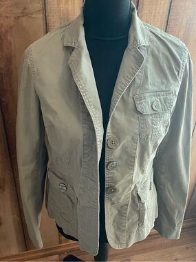 Rafaella Olive Green Utility Jacket